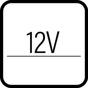 12V symbol
