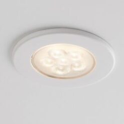 Loevschall ID-LED Spot Steel møbelspot for innbygging eller påbygging