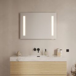 Loevschall Baderomsspeil med lys og stikkontakt H 650mm X B 900mm