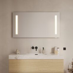 Loevschall Baderomsspeil med lys og stikkontakt H 650mm X B 1200mm