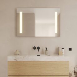 Loevschall Godhavn baderomsspeil med lys H 650 x B 1000 mm