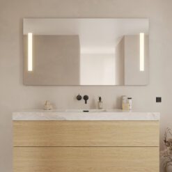 Loevschall Godhavn baderomsspeil med lys H 850 x B 1600 mm