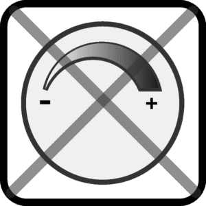 ikke dimbar symbol