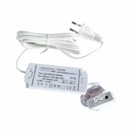 LED DRIVER 350mA F15-350 IP44 1 - 15W 1 - 6 spot. Ikke dimbar