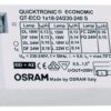 osram-qt-eco | Illuminor as BALLAST ELEKTRONISK FOR T8 15w/18W Alu-Baldakin LS600/800