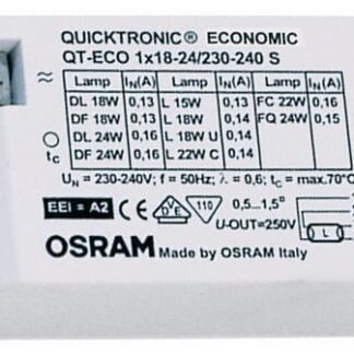 BALLAST ELEKTRONISK FOR T8 15w/18W Alu-Baldakin LS600/800