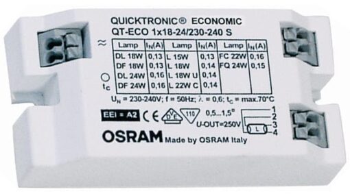 BALLAST ELEKTRONISK FOR T8 15w/18W Alu-Baldakin LS600/800