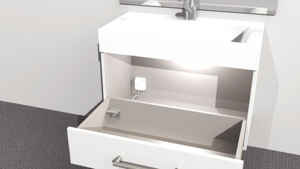 drawer-socket-2 | Illuminor as Stikkontakt med lokk 16A Hvit