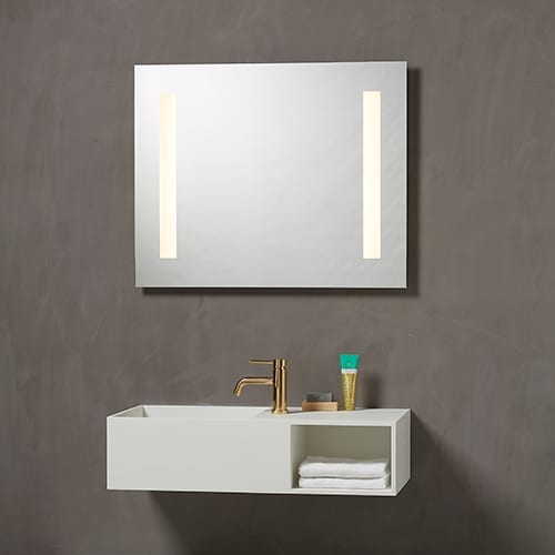 godhavn | Illuminor as Loevschall Godhavn baderomsspeil med lys H 650 x B 800 mm | Illuminor as