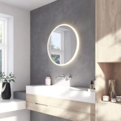 Atlas 600 baderomsspeil med lys og dimming