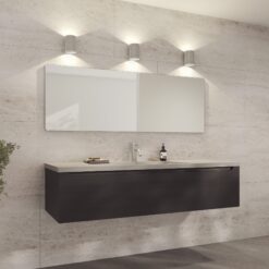 Loevschall Sekvens vegglampe alu