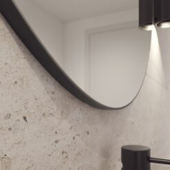 Refine Round Speil sort Ø1000