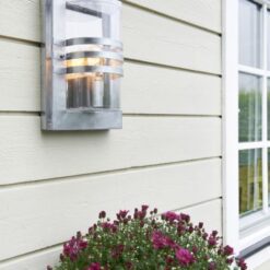 Ekeberg utelampe vegg 33cm galv