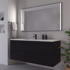 Loevschall Nyborg speil med lys 1400 x 750mm