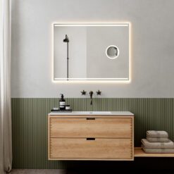 Loevschall Focus speil med lys 1000 x 750