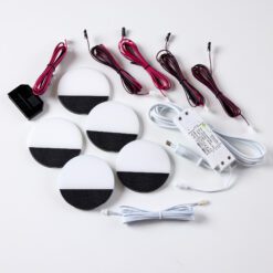 Loevschall Polaris Rund LED møbelspot 5-kit