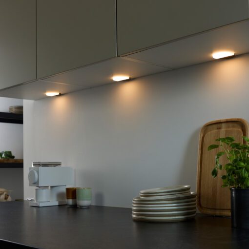 Loevschall Polaris Rund LED møbelspot 5-kit