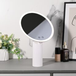 Bridget sminkespeil med lys og USB lading