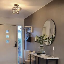 Molekyl plafond 7 x G9 25W Sort/Røk