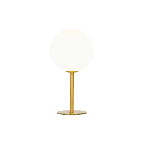 Molekyl bordlampe G9 25W Messing/Hvit