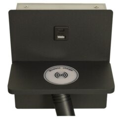 Astor sengelampe med ladeplate og usb