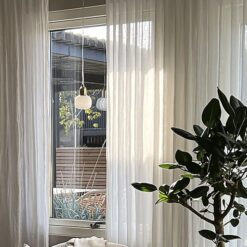 ELIN vinduspendel liten Matt Messing / Hvit