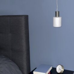 Aneta Cylinder Vinduspendel Stål/Hvit