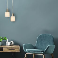 Aneta Cylinder Vinduspendel Stål/Hvit