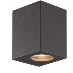 Ume utelampe vegg Mørkgrå IP65 | Illuminor as